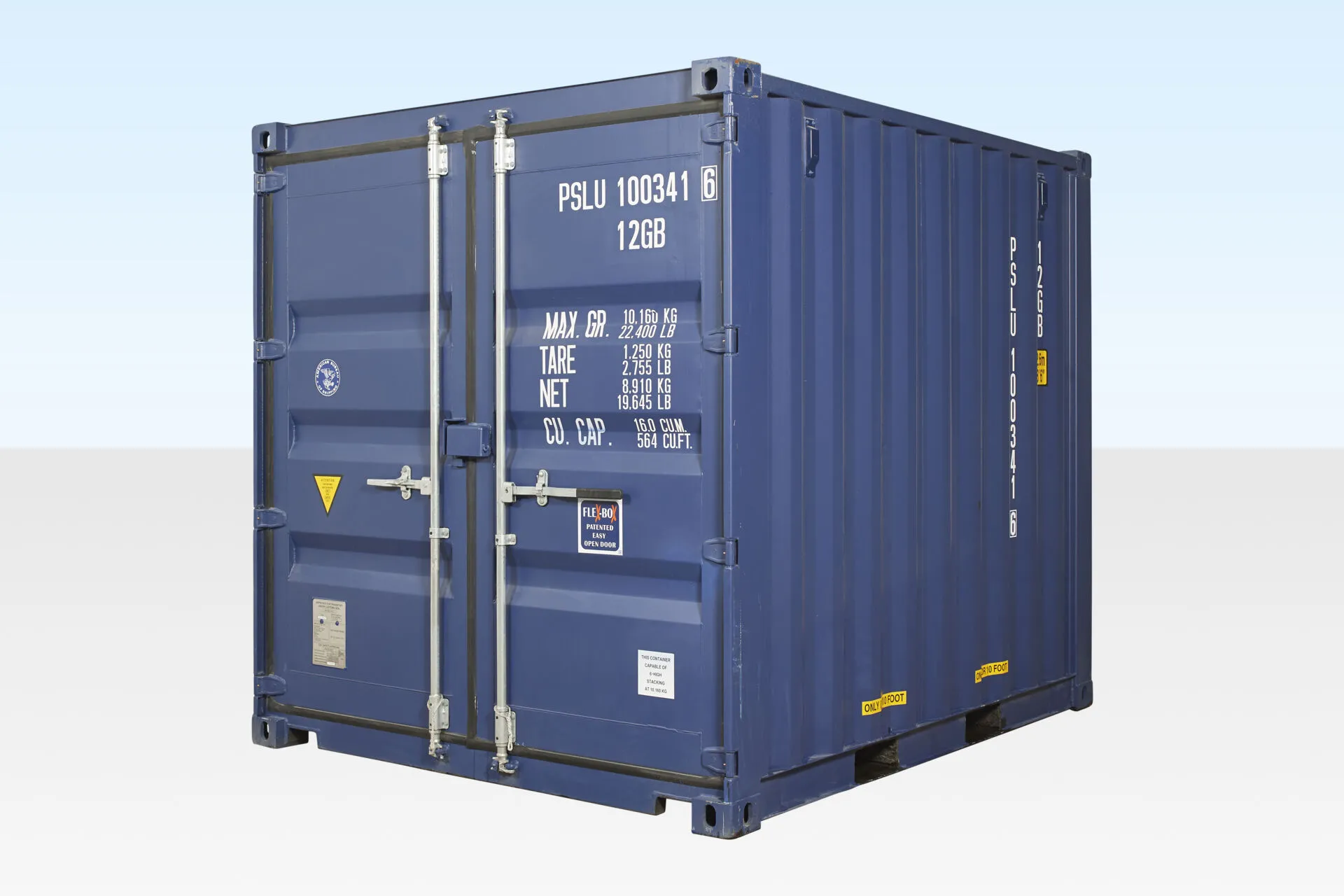 %title 10ft one trip shipping container for sale