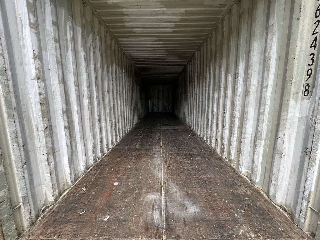 %title 40ft high cube storage container for sale