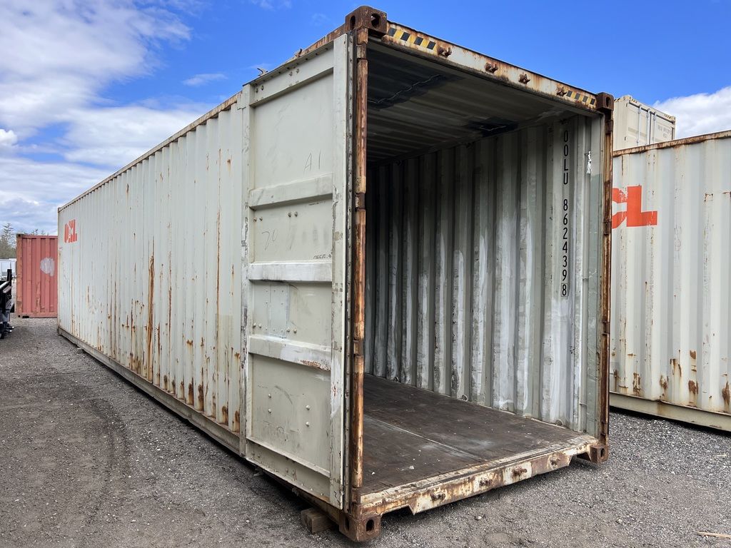 %title 40ft high cube storage container for sale