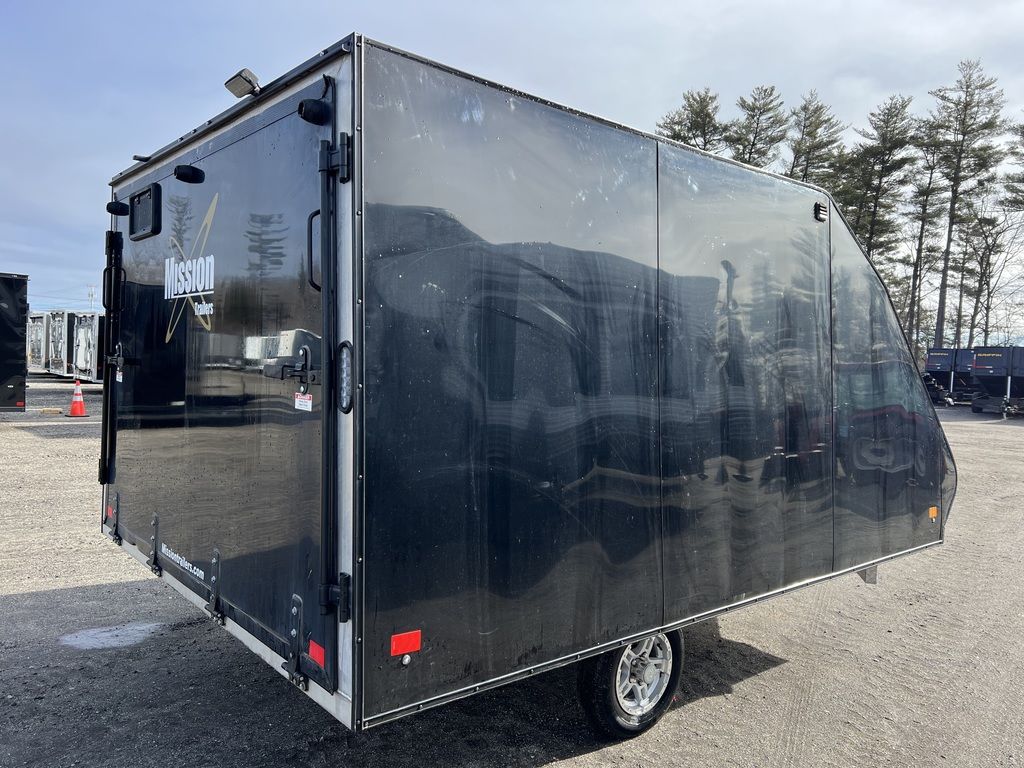 %title 2021 Mission Trailers 101x12 Aluminum 2-Place Crossover/Hybrid w/Blackout PKG - Image 7