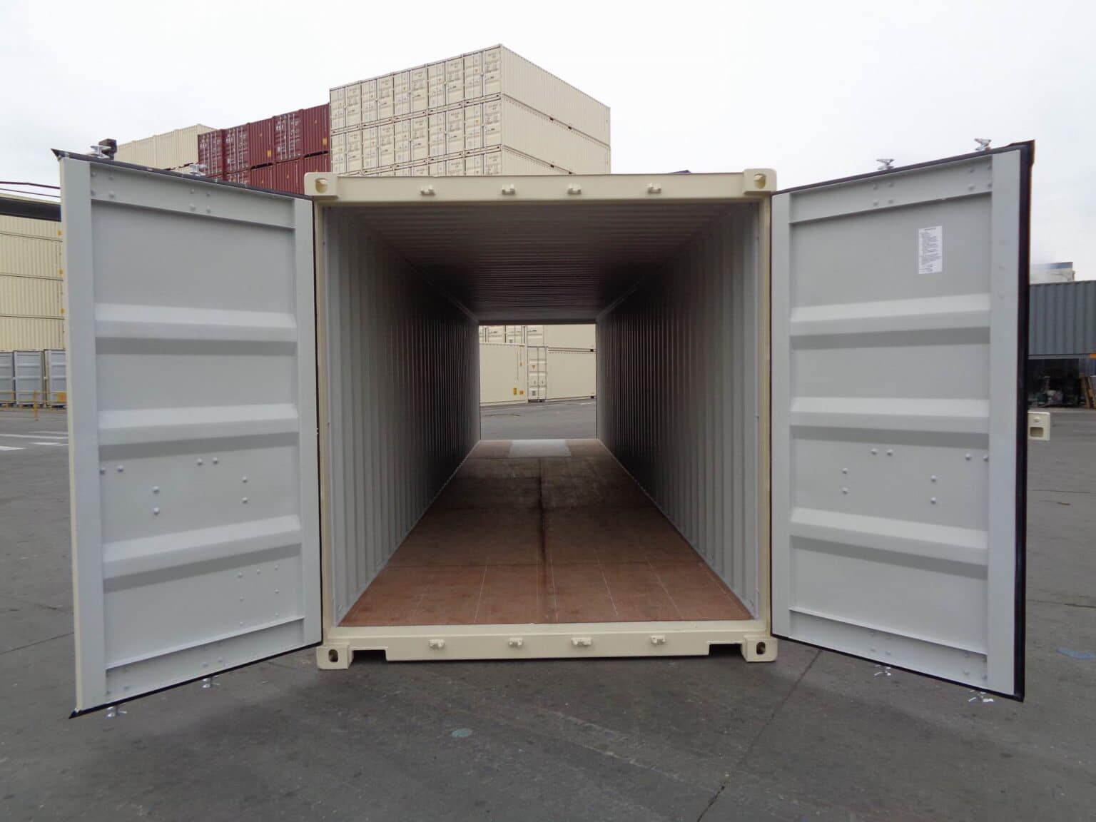 %title New 40ft HC Double Door Shipping Containers for sale
