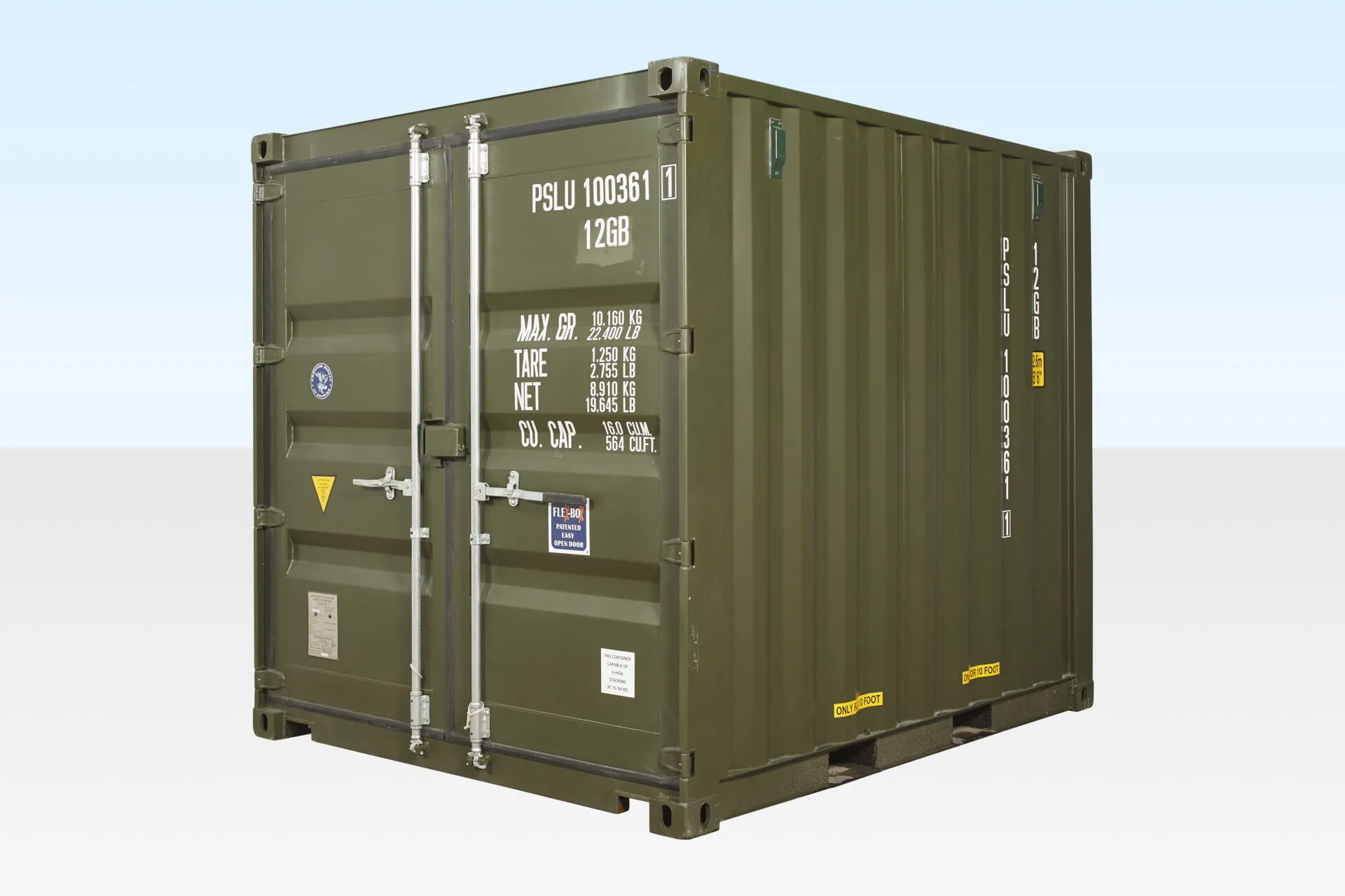 %title 10ft one trip shipping container for sale