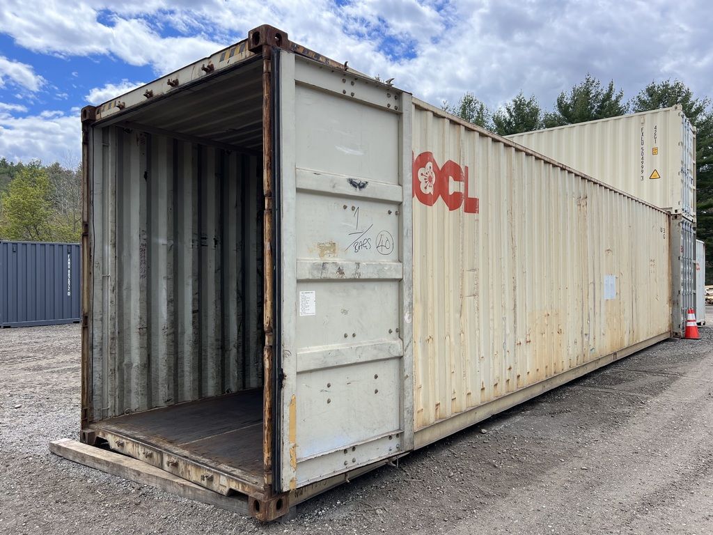 %title 40ft high cube storage container for sale