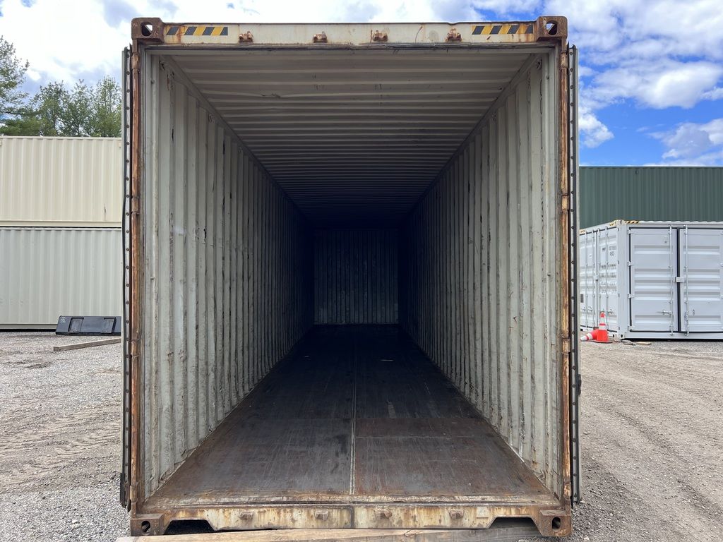 %title 40ft high cube storage container for sale