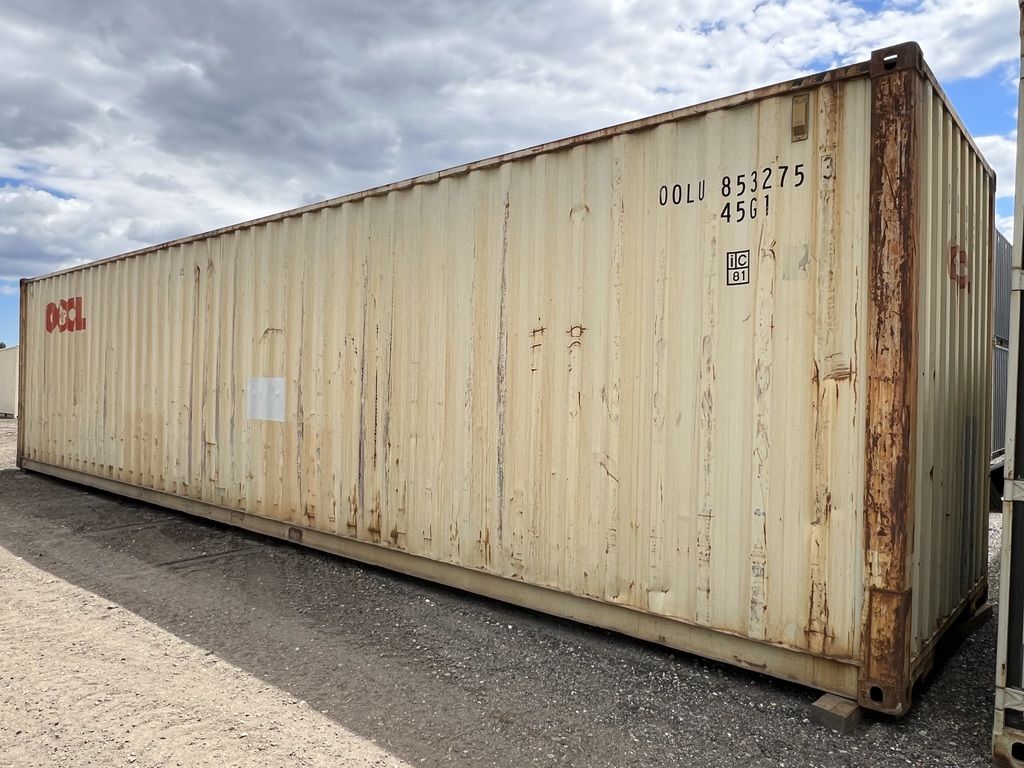 %title 40ft high cube storage container for sale