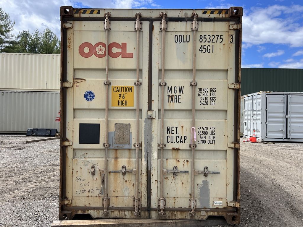 %title 40ft high cube storage container for sale