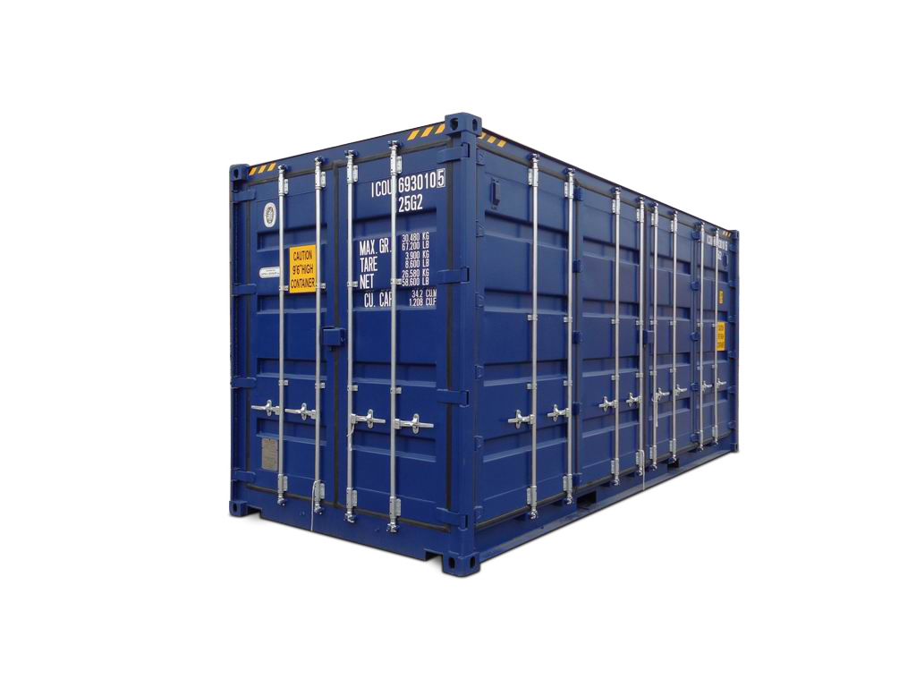 %title 20 ft High Cube Shipping Container Double Sided Door