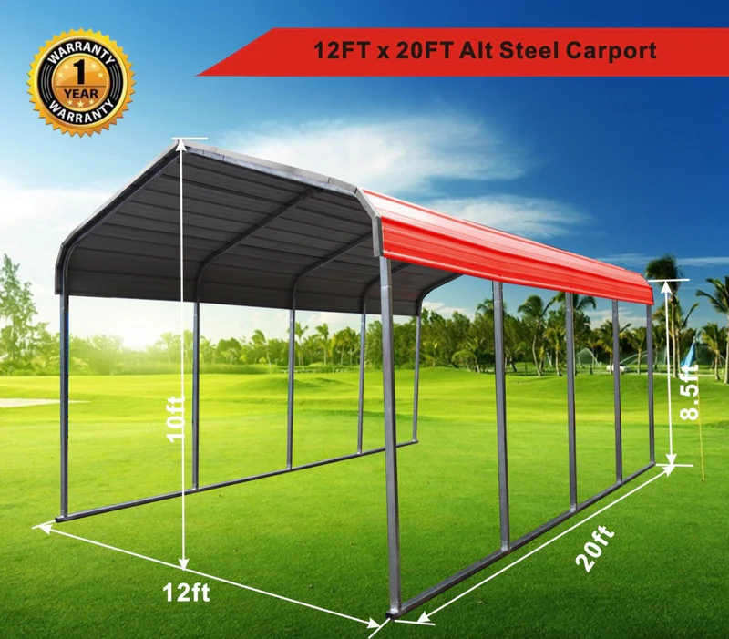 %title Golden Mount Classic Steel Carport