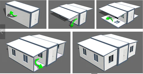 %title Mobile Expandable Prefabricated House 20ft