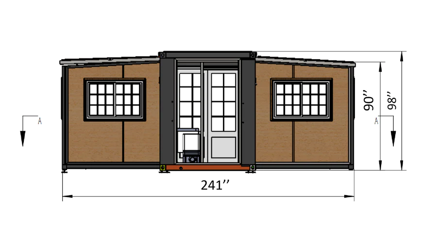 %title Mobile Expandable Prefabricated House 20ft