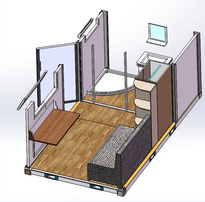 %title Mobile Life Office Modular Home